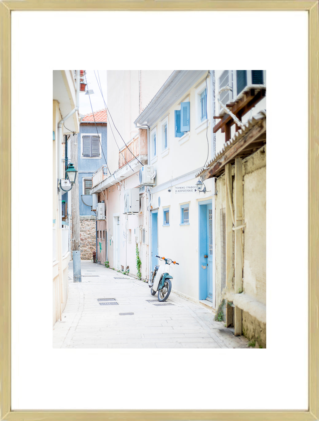 Vespa 11 x 14 Framed photograph